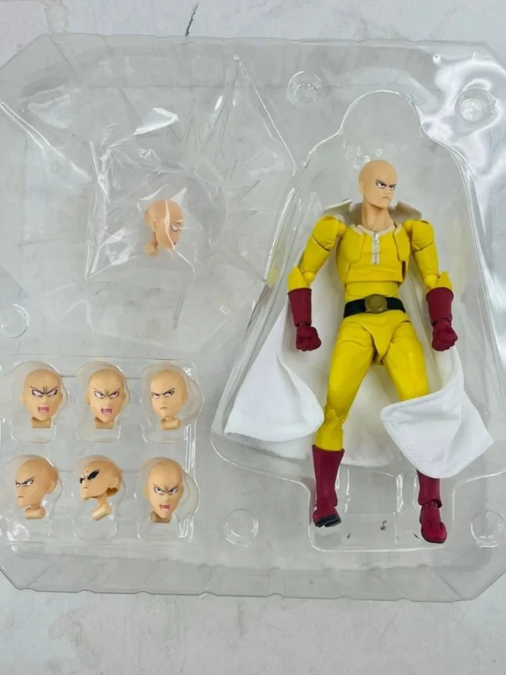 Anime One Punch Man SAITAMA 6-inch Action Figure Revoltech Amazing Yamaguchi Toy